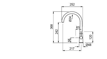 Maišytuvas Elleci Athena M79 šviesiai pilka, MMKATH79