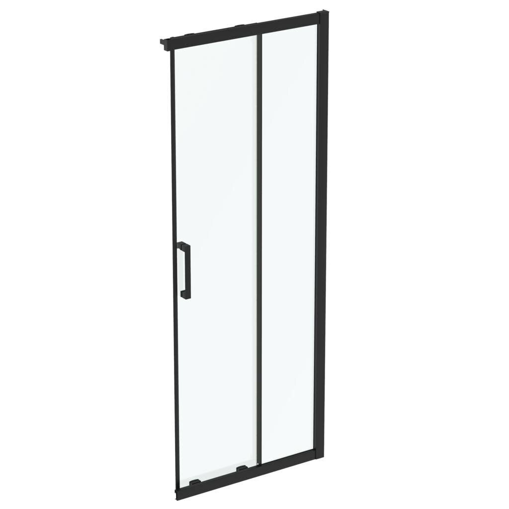 Dušo durys Ideal Standard Connect 2, 100 cm, juodas profilis, skaidrus stiklas, K9262V3