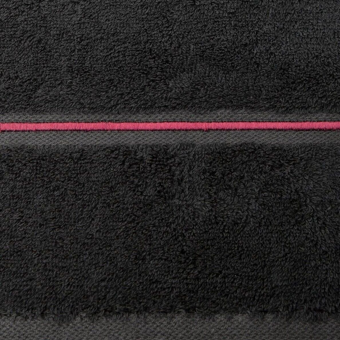 Rankšluostis BAMBOO Black 70x140 cm