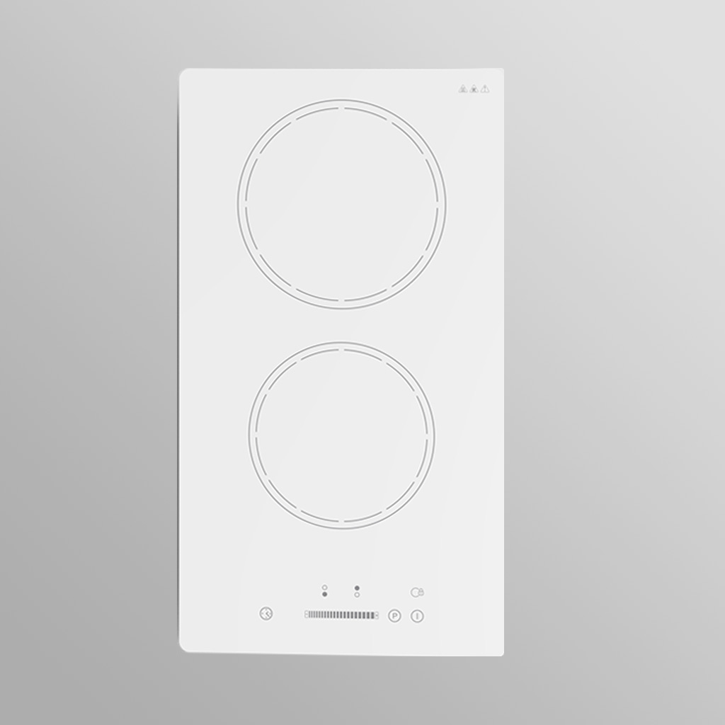 Indukcinė baltos spalvos 30 cm pločio kaitlentė Allenzi AITS352G3