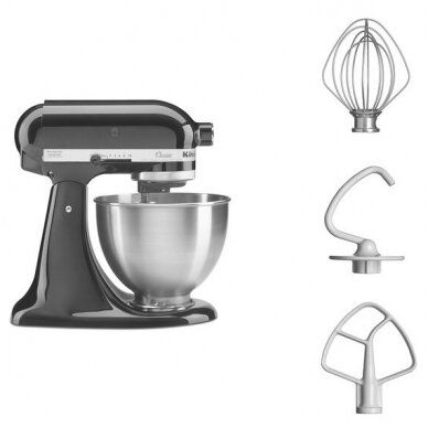 Virtuvinis kombainas KitchenAid Classic 4,3 L juoda, 5K45SSEOB