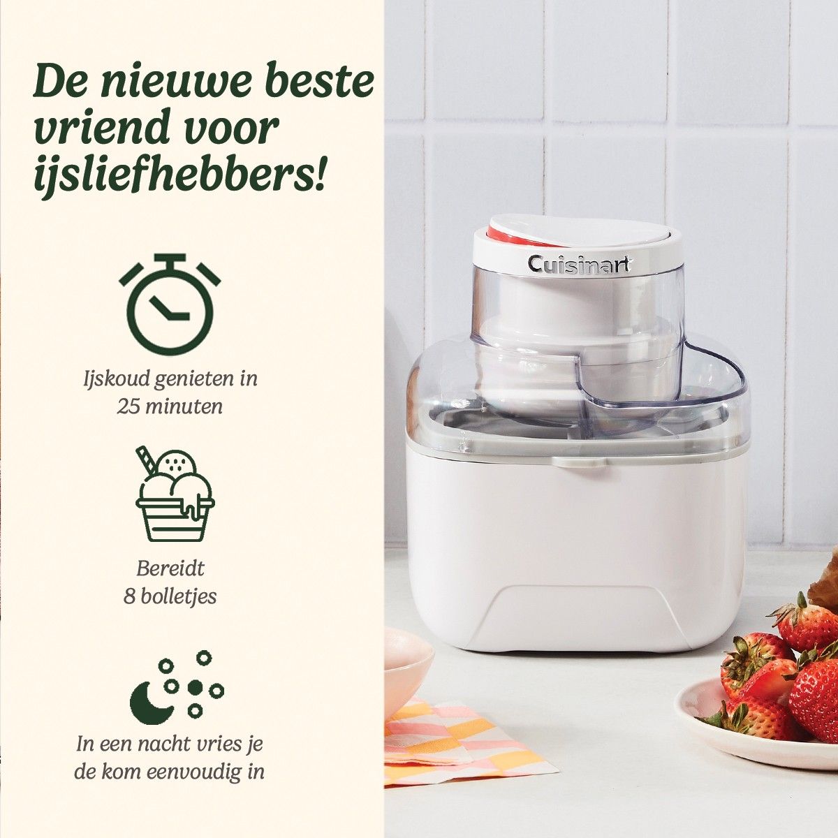 Ledų gaminimo aparatas Cuisinart ICEM10E