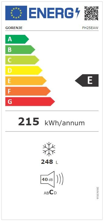 Šaldiklis GORENJE FH25EAW