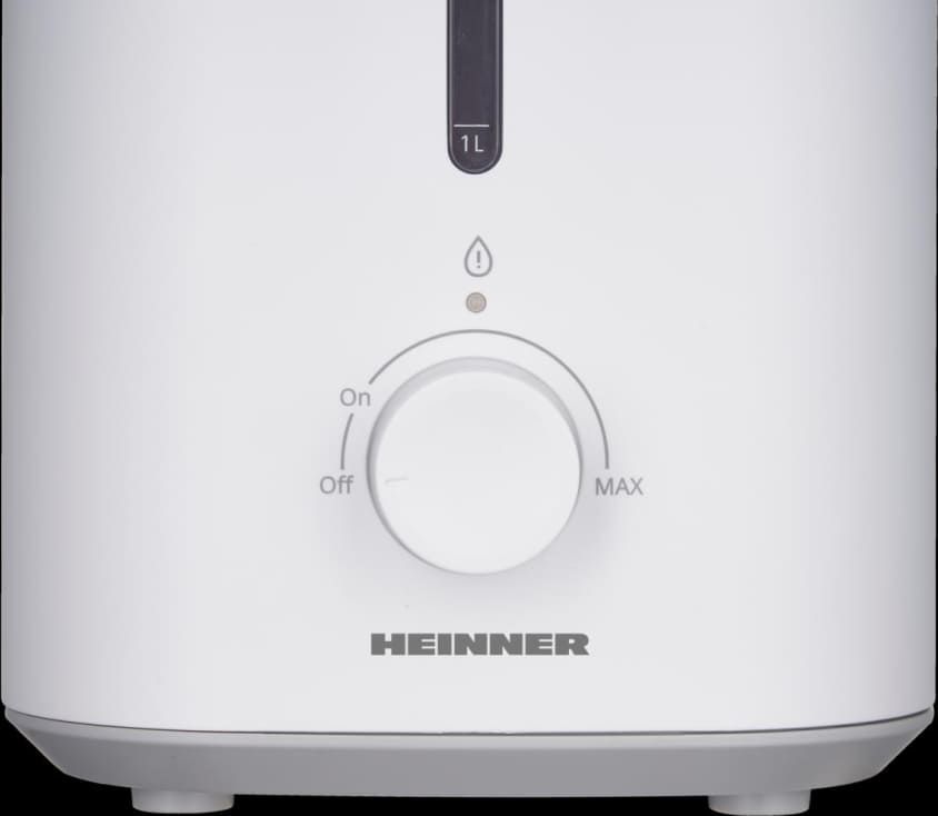 Ultragarsinis drėkintuvas 4L 35m2 25W HUH-M3504WH HEINNER Ultragarsinis drėkintuvas 4L 35m2 25W HUH-M3504WH HEINNER
