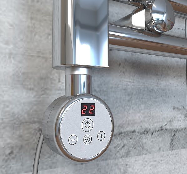 Kaitinimo elementas tenas Ecoradco SUN DIGITAL su ekranėliu, 750 W, chromas Kaitinimo elementas tenas Ecoradco SUN DIGITAL su ekranėliu, 750 W, chromas