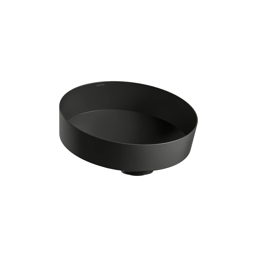 Pastatomas praustuvas LAUFEN TENDO 40 cm, juodas matinis, H512TE47161121 Pastatomas praustuvas LAUFEN TENDO 40 cm, juodas matinis, H512TE47161121