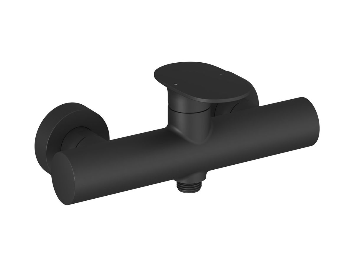 Sieninis dušo maišytuvas Ravak Spring SG, juodas matinis X070549 Sieninis dušo maišytuvas Ravak Spring SG, juodas matinis X070549