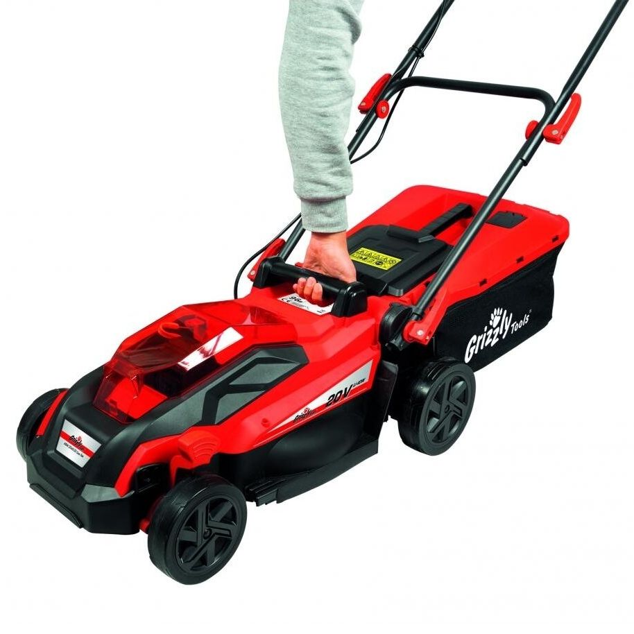 Akumuliatorinė vejapjovė Grizzly ARM 2040-33 Lion Set, 20 V