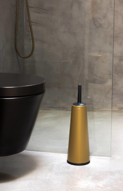 Tualeto šepetys su laikikliu Brabantia RENEW, Warm Gold, 255182