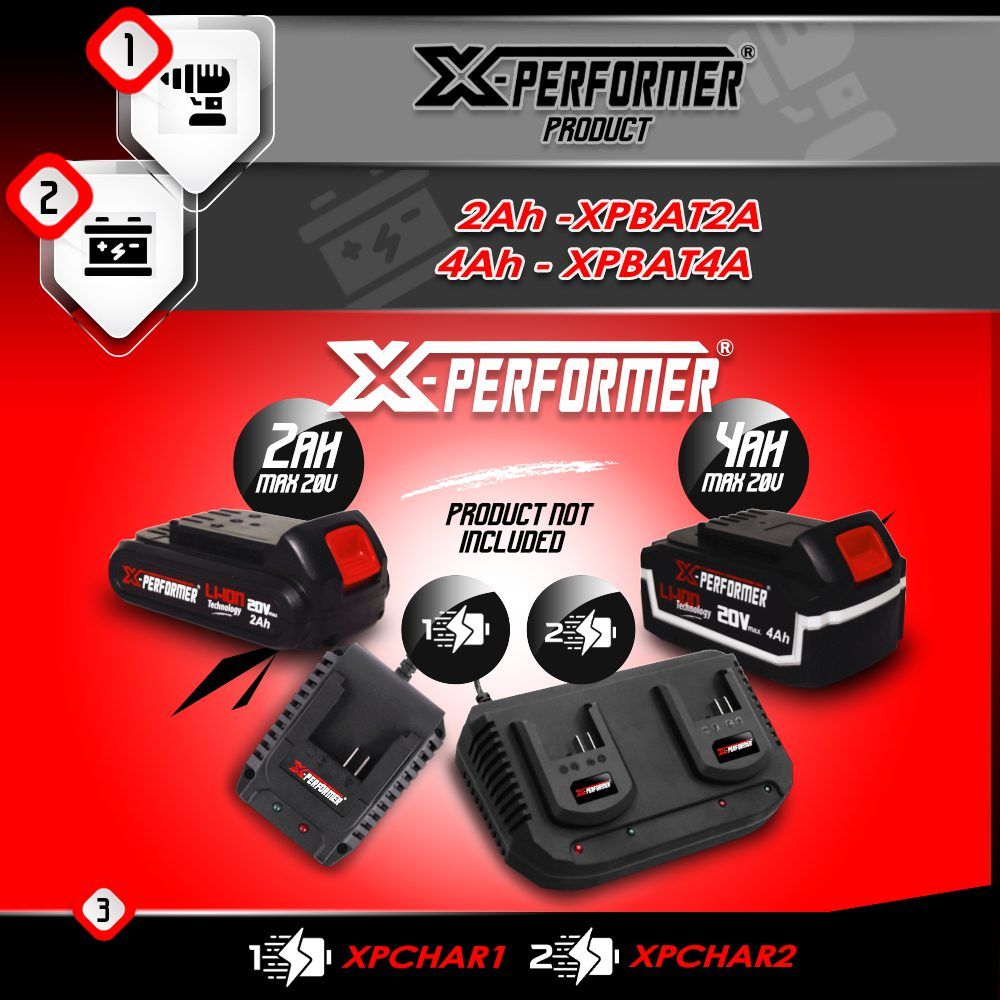 Baterija X PERFORMER 4AH CONCEPT 20V, XPBAT4A