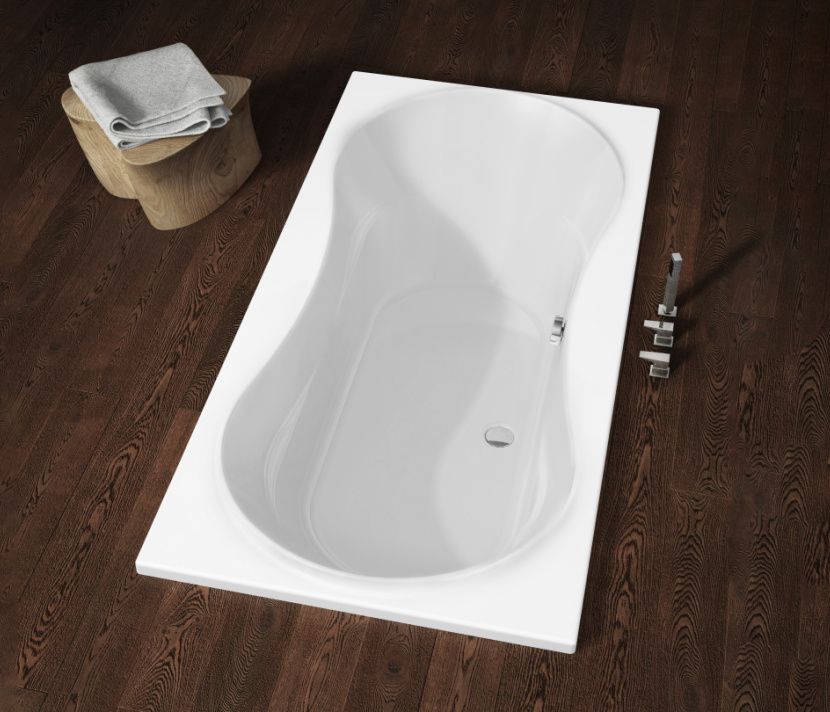 Akrilinė vonia Riho Supreme 180x80 cm, balta, B012001005