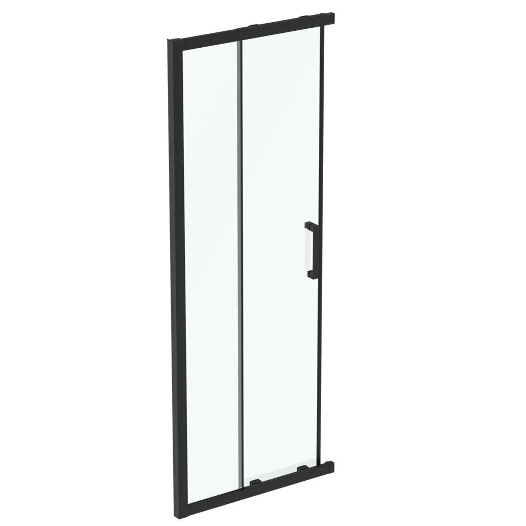 Dušo durys Ideal Standard Connect 2, 80 cm, juodas profilis, skaidrus stiklas, K9259V3