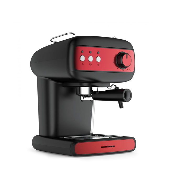 Kavos aparatas 850W, 1.2L, 15bar HEM-1100BKRD HEINNER Kavos aparatas 850W, 1.2L, 15bar HEM-1100BKRD HEINNER