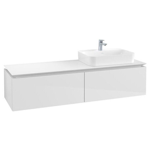 Spintelė praustuvui Villeroy & Boch Legato 160 cm, balta blizgi, B76500DH