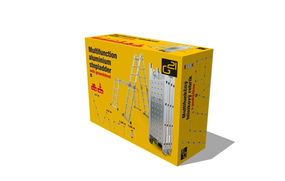 Aliuminio kopečios G21 6390467 G21 GA-SZ-4x3-3,7M