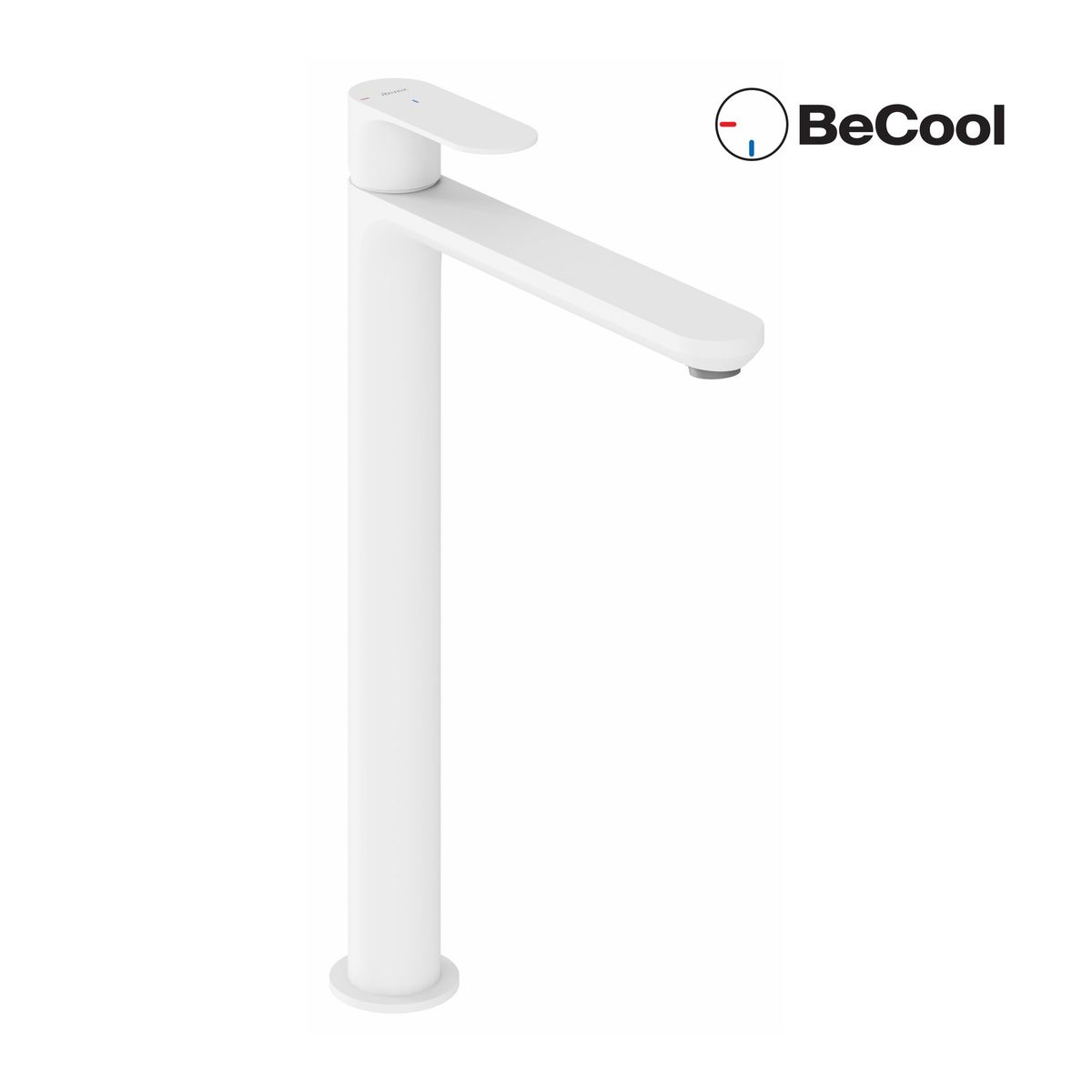 Praustuvo maišytuvas Ravak Eleganta BeCool 335 mm be dugno vožtuvo, White Velvet X070420