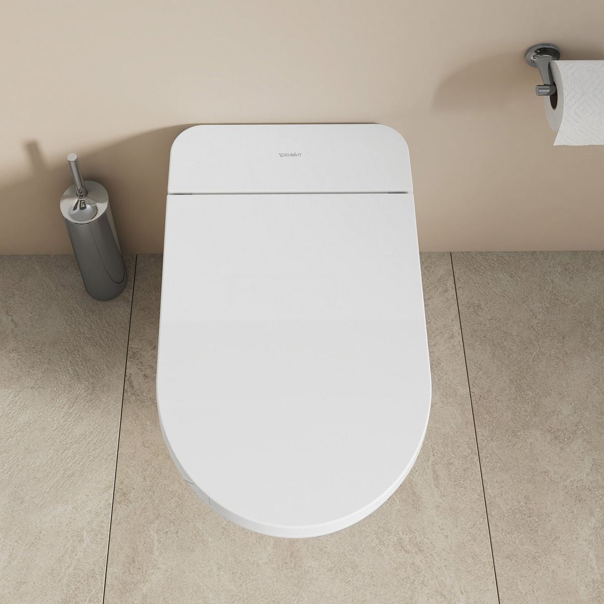 Pakabinamas klozetas Duravit SensoWash D-Neo Compact Rimless su SoftClose dangčiu, baltas 654000012004300