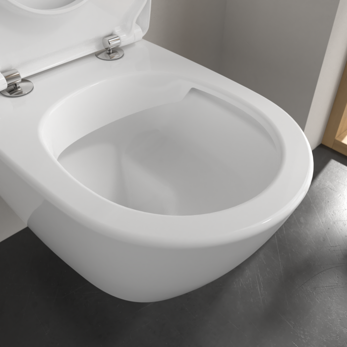 Komplektas: rėmas Laufen Lis su juoda matine plokštele ir unitazas Villeroy & Boch Subway 2.0 Rimless su Soft Close dangčiu