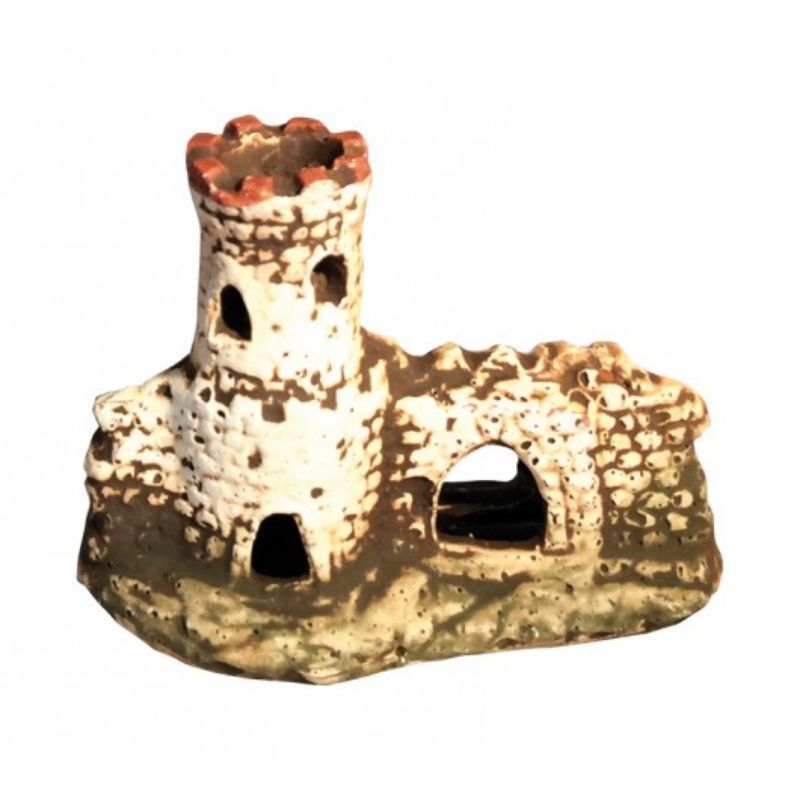 AQUA NOVA dekoracija pilies bokštas 9x12cm, N-30006