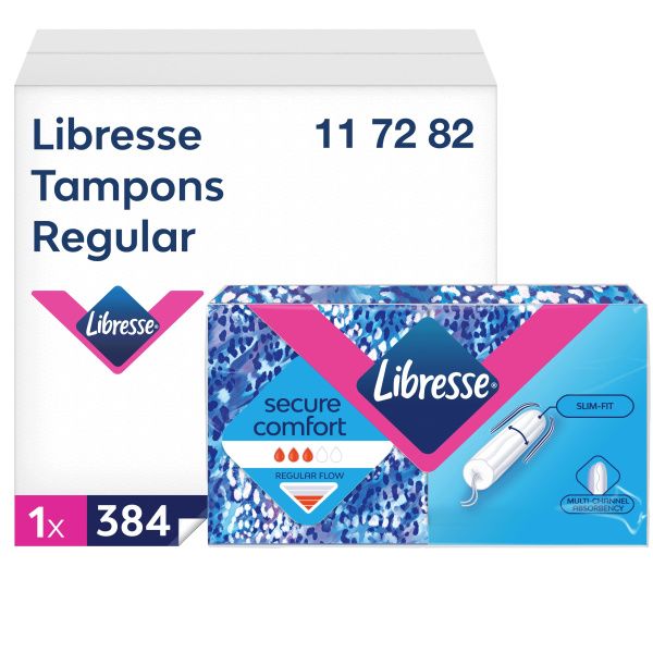 Tamponai Libresse Discreet Normal 1x384vnt., 117282 Tamponai Libresse Discreet Normal 1x384vnt., 117282