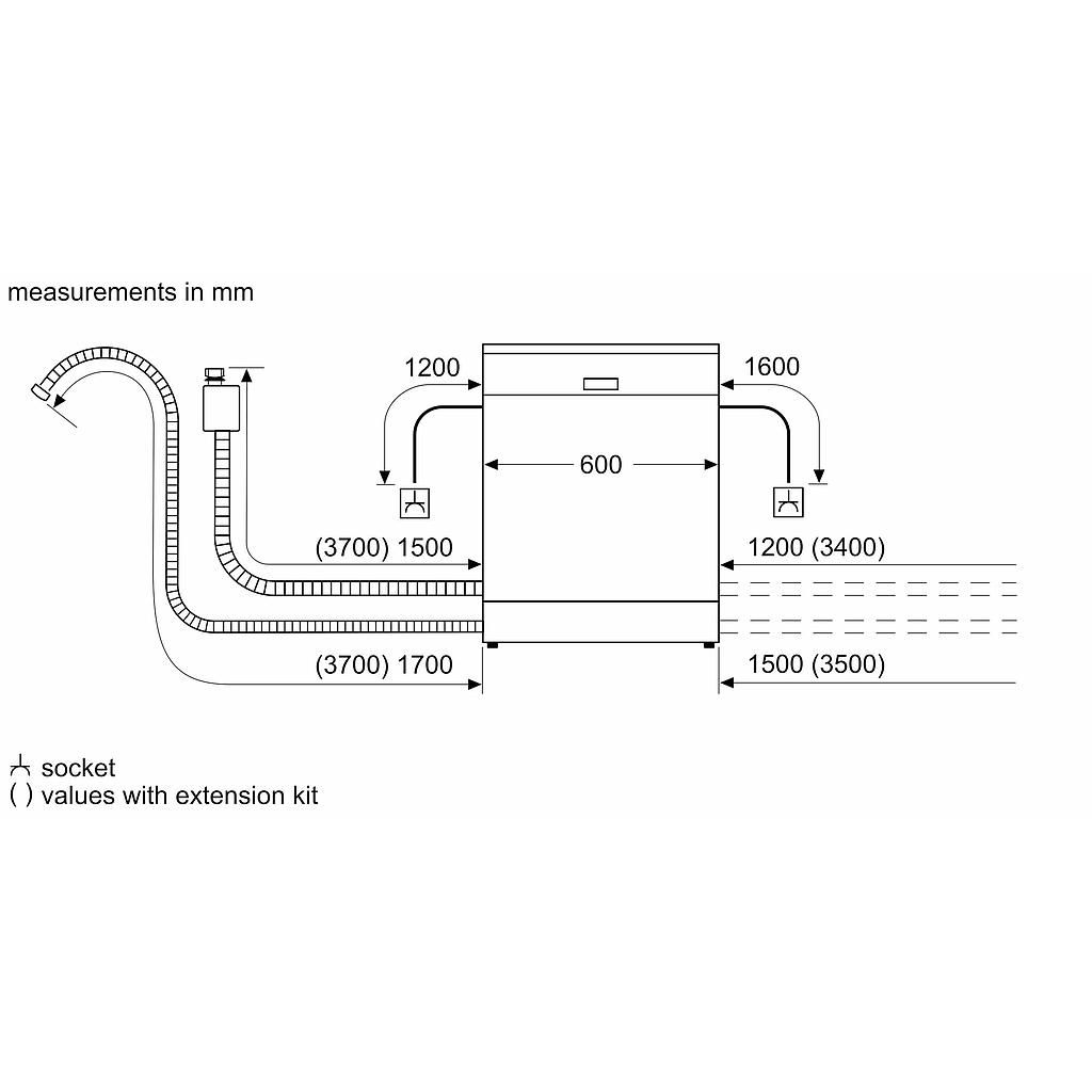 Indaplovė BOSCH SMS4HVW14E Indaplovė BOSCH SMS4HVW14E
