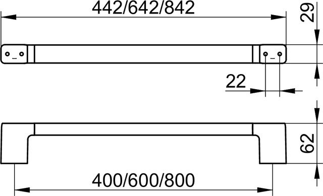 Rankšluosčių laikiklis KEUCO MOLL 40 cm, chromas, 12701010400 Rankšluosčių laikiklis KEUCO MOLL 40 cm, chromas, 12701010400