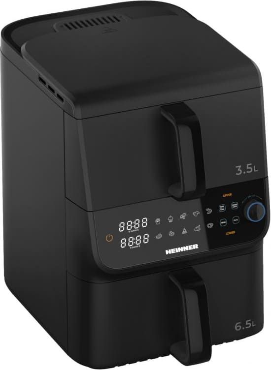 Karšto oro gruzdintuvė 2500W, 10L HAF-C10DBS25BK HEINNER Karšto oro gruzdintuvė 2500W, 10L HAF-C10DBS25BK HEINNER
