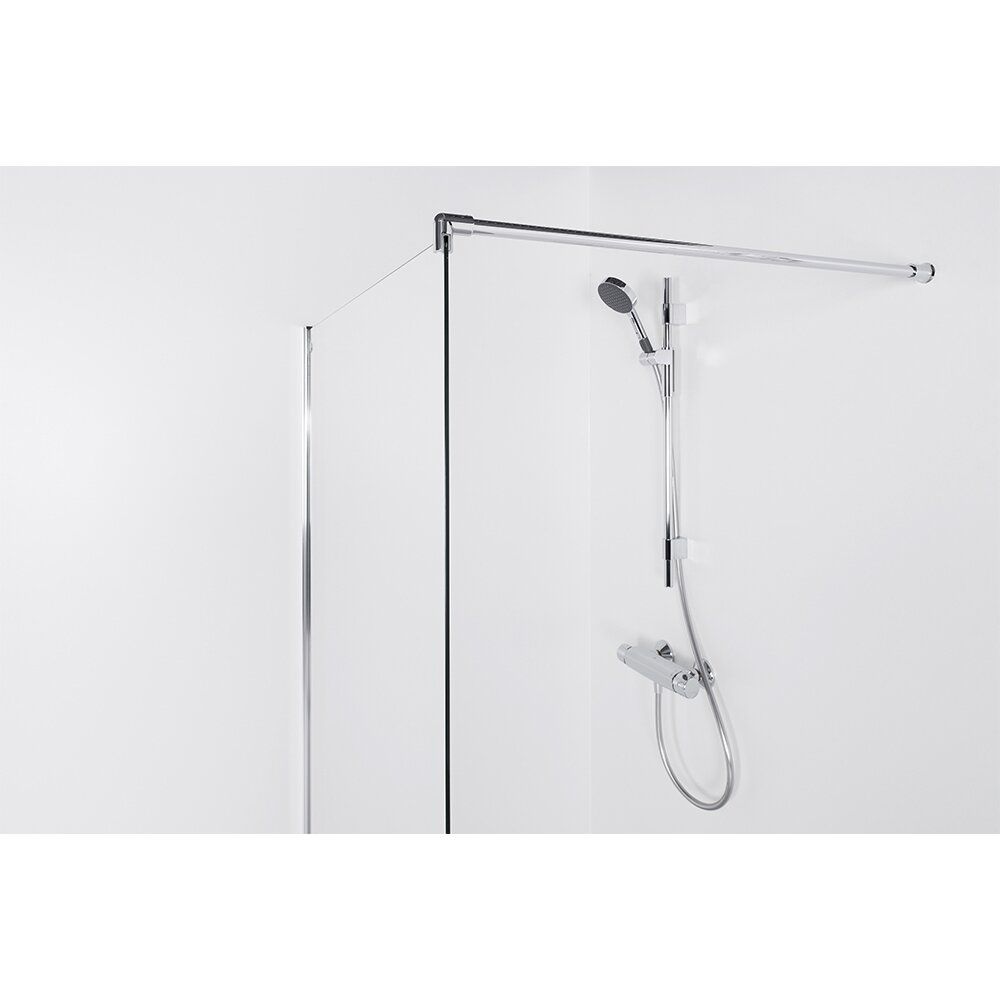 Dušo sienelė Brasta Glass Ema 130 cm, skaidrus stiklas