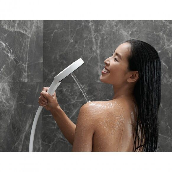 Dušo galvutė Hansgrohe Rainfinity EcoSmart 130 3jet, balta matinė 26865700