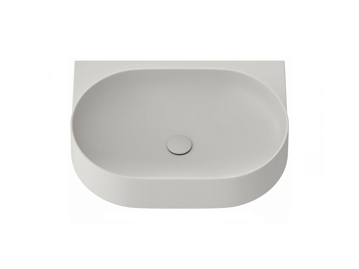 Keraminis praustuvas Ravak Yard 60, su skyle maišytuvui, Smoke Grey, XJX0O260000
