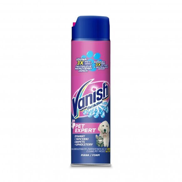 Valomosios putos VANISH Pet Expert Foam, 600 ml