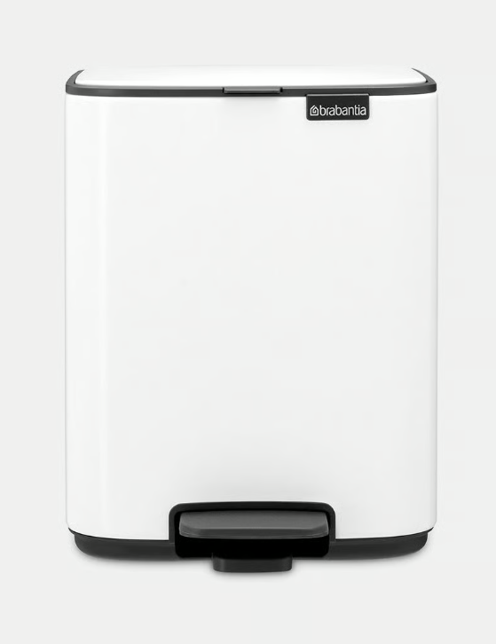 Šiukšlių dėžė Brabantia Bo, 4L., Balta, 236723
