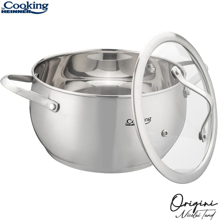 Puodas nerūdijančio plieno su teflono danga 3.3L 20x11cm HR-RW-T033 HEINNER Puodas nerūdijančio plieno su teflono danga 3.3L 20x11cm HR-RW-T033 HEINNER