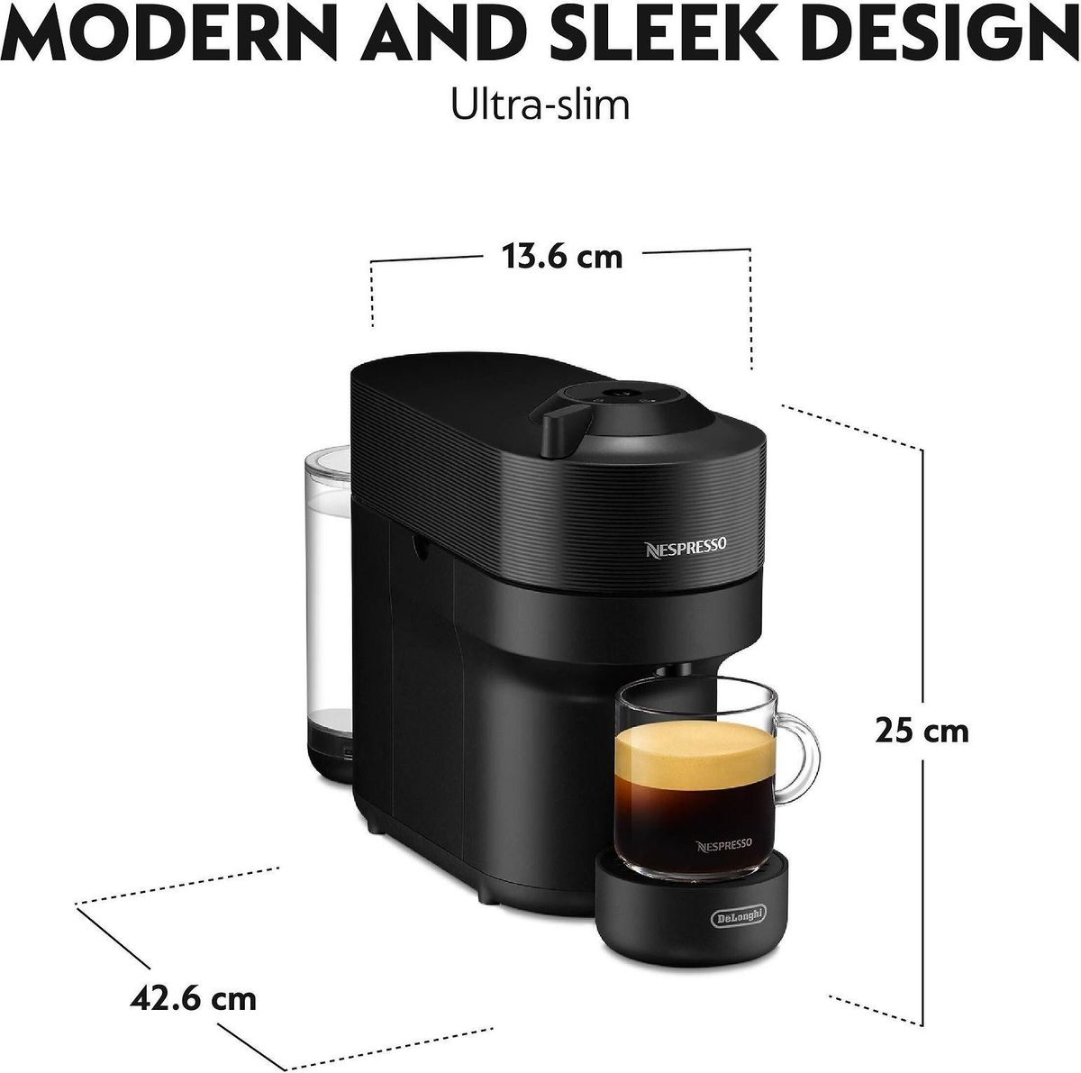Kapsulinis kavos aparatas DeLonghi Nespresso Vertuo Pop ENV90.B