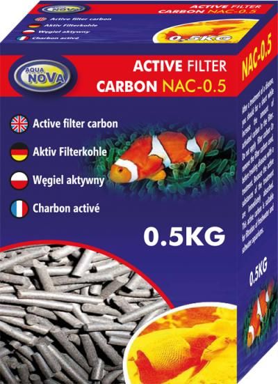 AQUA NOVA aktyvuota anglis 0.5kg, NAC-0.5