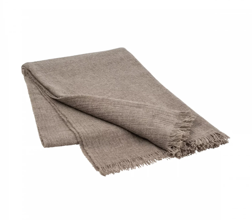 Pledas Blomus MERINO, 130x200cm, rusvai pilka, 66525 Pledas Blomus MERINO, 130x200cm, rusvai pilka, 66525