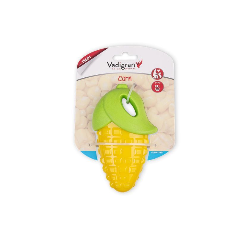 VDG TPR Popcorn Corn kramtukas šuniui 13.5cm (plūduriuoja) (4), 15691