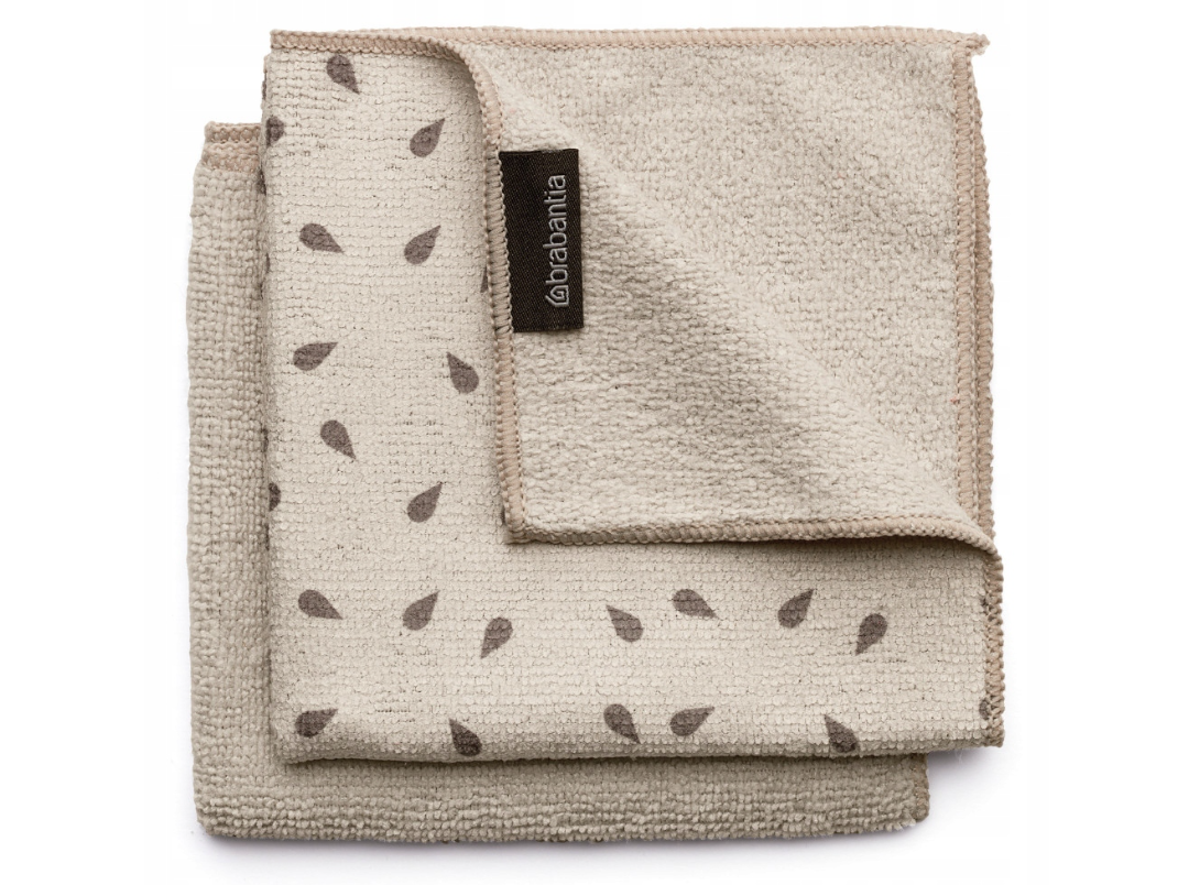 Mikropluošto šluostės Brabantia 2 vnt., Soft Beige, 252068 Mikropluošto šluostės Brabantia 2 vnt., Soft Beige, 252068