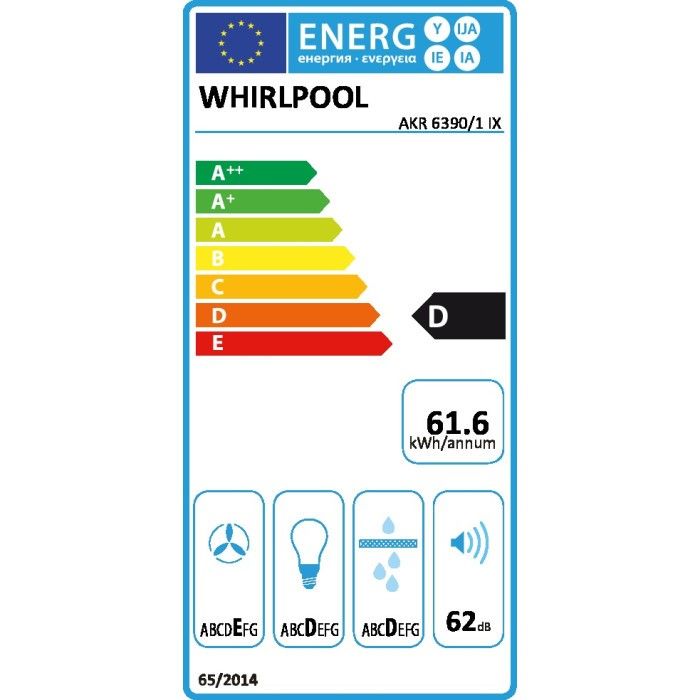 Gartraukis WHIRLPOOL AKR 63901 IX