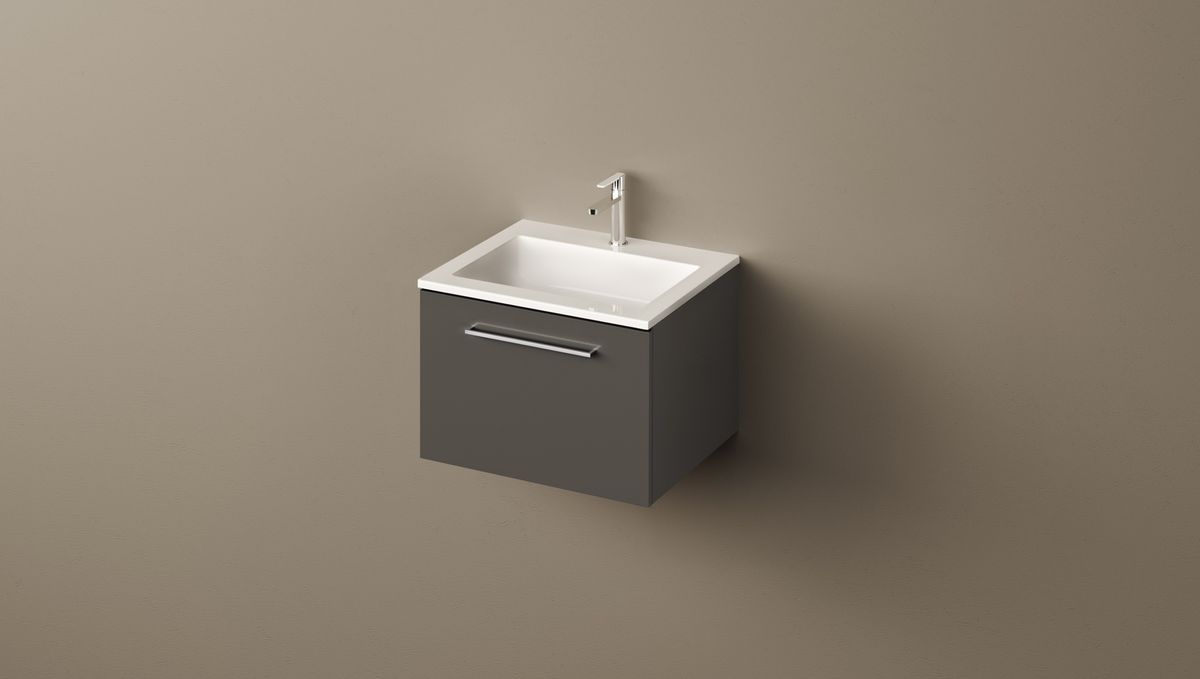 Akmens masės praustuvas PAA Loto 60x49 cm, baltas ILOT600/00