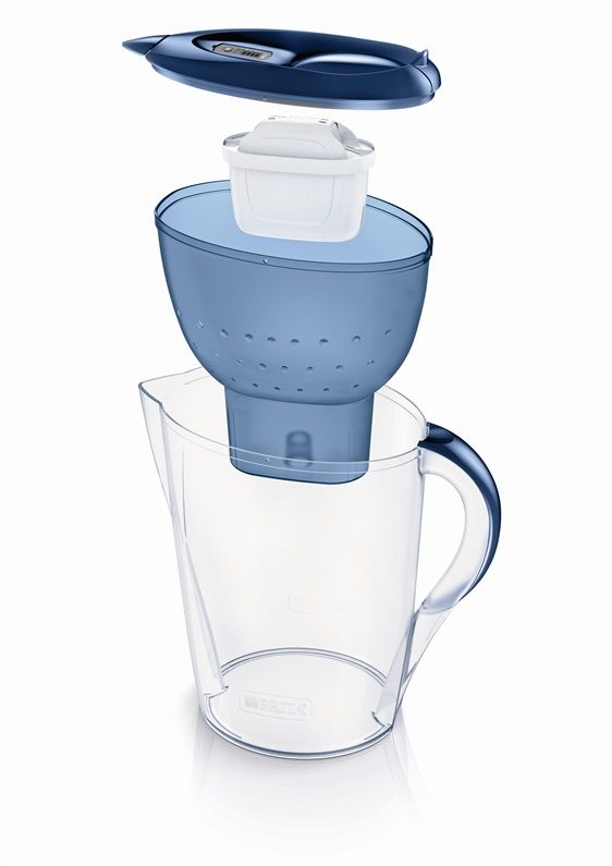 Vandens filtravimo indas Brita MARELLA XL. 3.5 l. mėlyna+ 2 filtrai