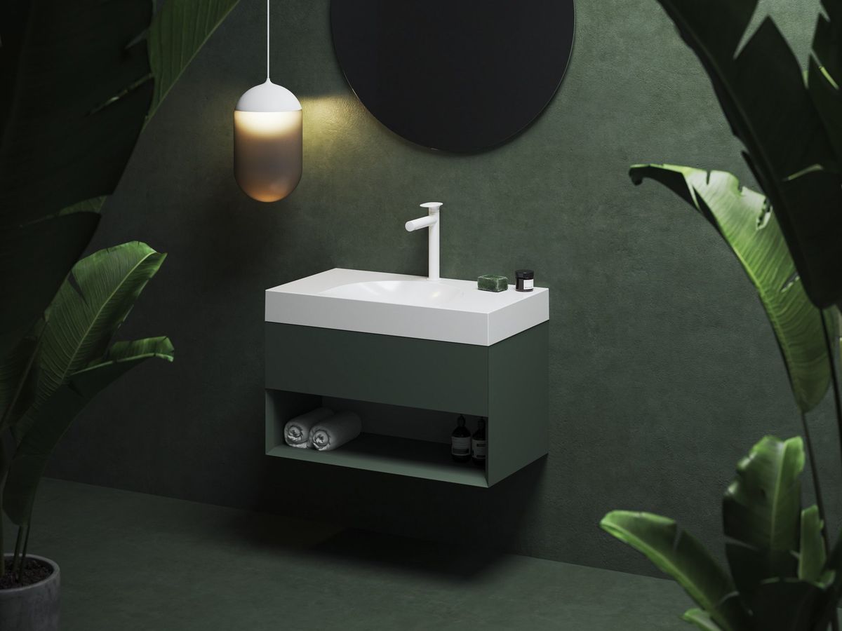 Spintelė po praustuvu Ravak SD Lite 80 Grey Green X000001864