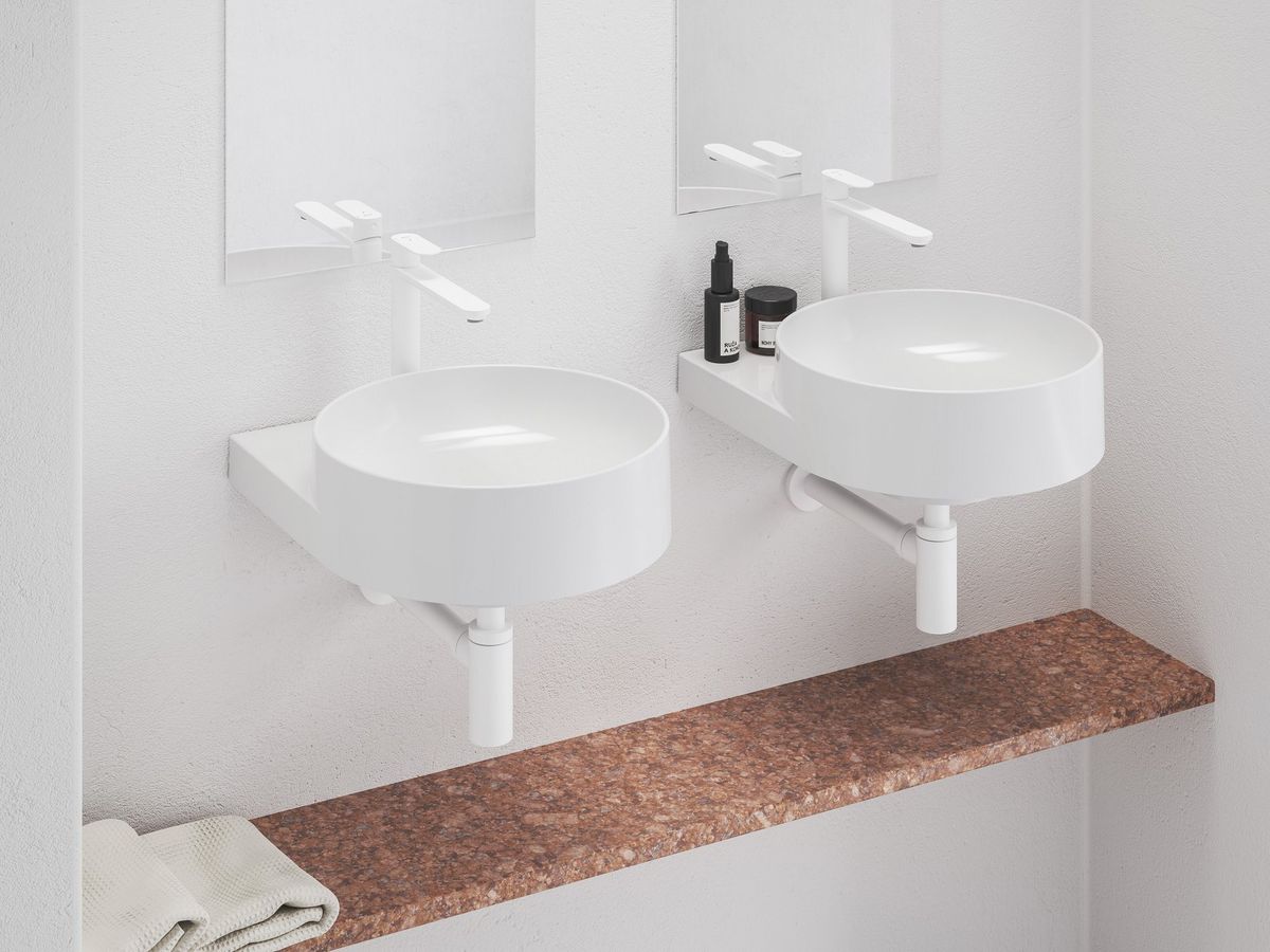 Praustuvo maišytuvas Ravak Eleganta 220 mm, balta matinė, X070385