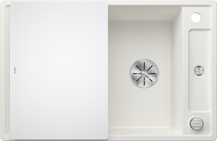Silgranitinė plautuvė BLANCO AXIA III 45 S SILG PDUR Balta Z.GL InFino M.AF