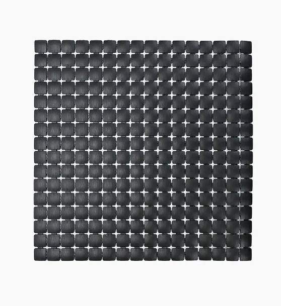 Neslystantis vonios kilimėlis Ridder Nevis juodas, 54x54cm, 6108210