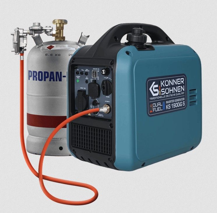 Inverterinis generatorius LPG/benzinas 2000W KS 1900iG S KONNER amp SOHNEN
