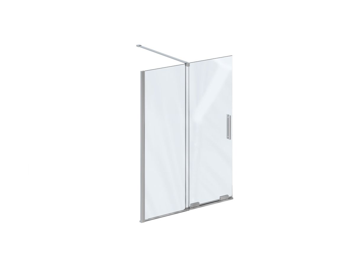 Vonios sienelė Ravak ROVS2 110, blizgi+stiklas Transparent, X786D0C00Z1
