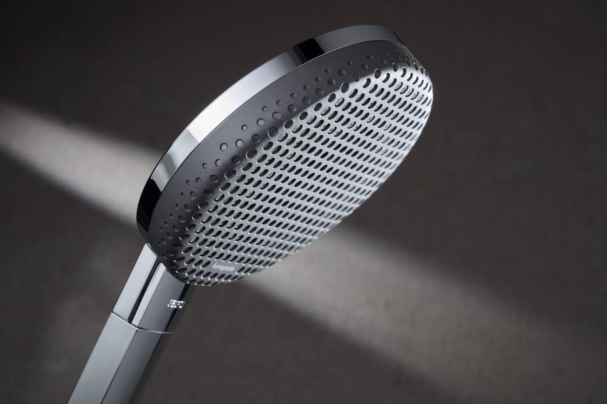 Dušo komplektas Hansgrohe Raindance Alive Select S su dušo stovu ir Isiflex žarna, chromo spalvos, 24603000 Dušo komplektas Hansgrohe Raindance Alive Select S su dušo stovu ir Isiflex žarna, chromo spalvos, 24603000