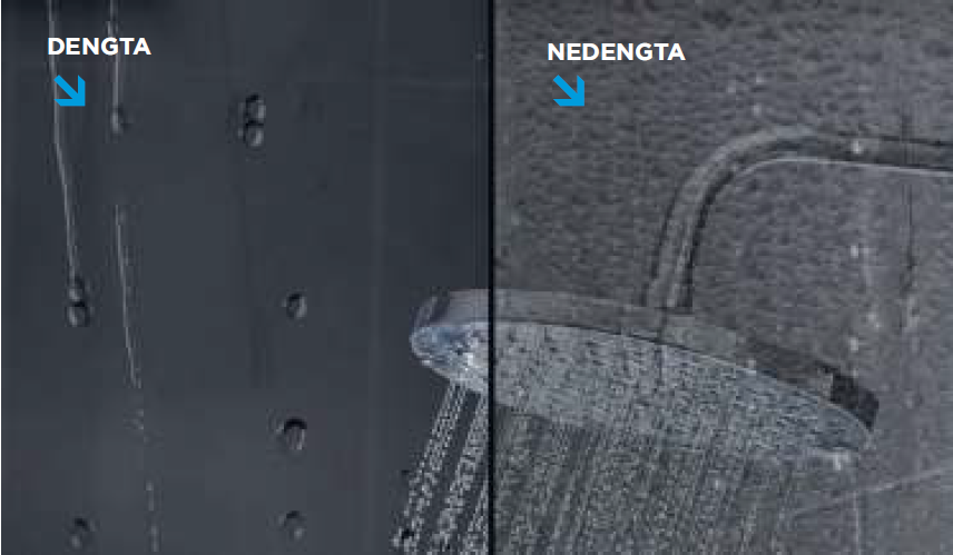 Nano dangos rinkinys dušo kabinoms Brasta Glass