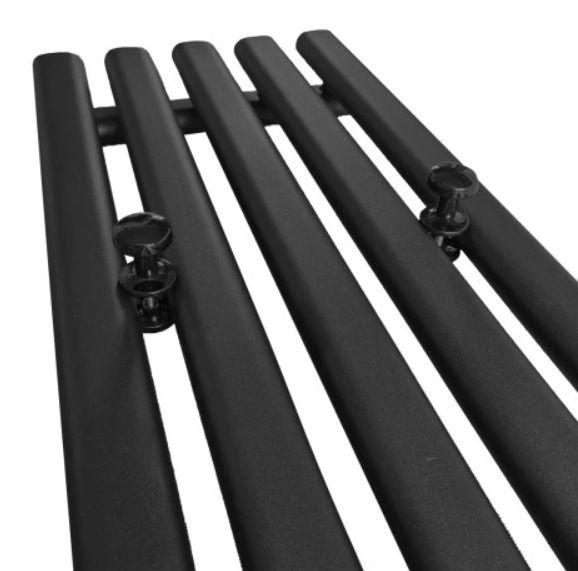 Rankšluosčių džiovintuvas Regnis Lazur 33x100 cm, juodas Rankšluosčių džiovintuvas Regnis Lazur 33x100 cm, juodas